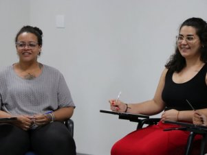 Estudantes do Cedet nas oficinas do projeto EduCom Ciência 